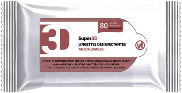 Vente Flash Lingettes désinfectantes paquet de 80