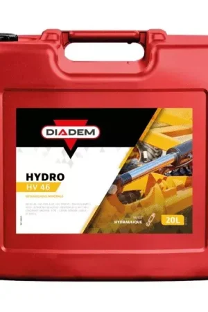 Huile hydraulique Diadem hydro HV46 20 litres 150) - Bas point de congélation - Propriétés anti-usures basées sur des additifs au zinc - Résistance à l‘oxydation - Protection contre la corrosion - Résistance au moussage - Désaération très rapide - Résistance à la présence d‘eau - Bonne filtrabilité%0A%0Ahttps //www.promodis.fr/huile-hydraulique-diadem-hydro-hv46-20-litres-a14288.html?sns=em"
> Prix Réduit