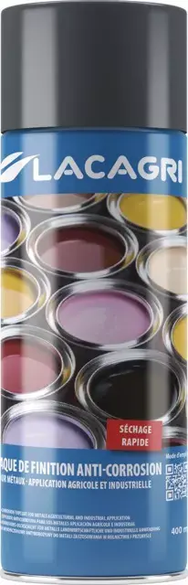 Authentique Bombe de peinture antirouille gris Avant