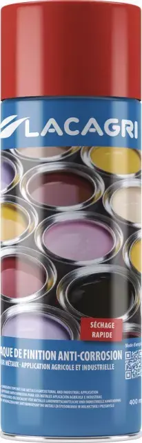 Acheter Direct Bombe de peinture antirouille rouge Naud