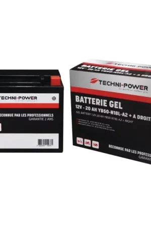 Batterie gel 20ah type y50-n18l-a2 (+ à droite) Acheter En Ligne