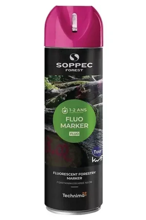 Traceur forestier fluorescent rose 500 ml Offre Spéciale
