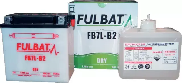 Batterie type 12n7-3b (+ à droite) avec pack acide Offre Limitée