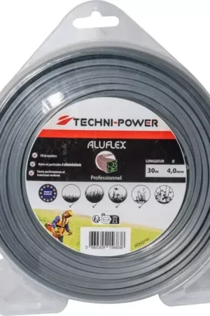 Acheter Direct Fil de débroussailleuse nylon carre renforce ø 4mm 30m