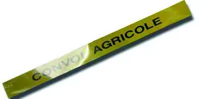 Haute Qualité Panneau convoi agricole 1900x250x1mm aluminium classe 2 bicma