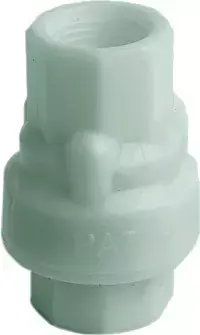 Clapet anti retour plastique 3/4" gaz femelle/femelle Paiement Sécurisé