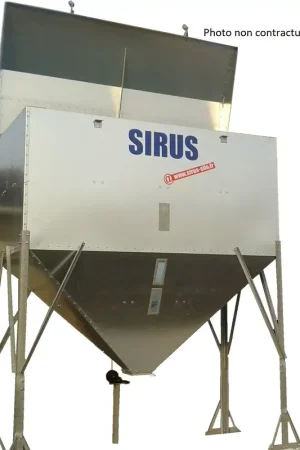 Silo Sirus cubique « Succes » 18,50 m³ - Monocône - Remplissage par GODET Sirus Produit De Marque