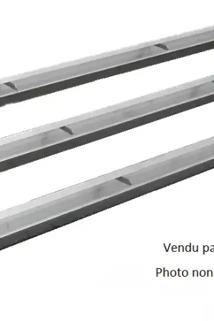 Vente Directe Abreuvoir inox de 3 m avec barre ronde anti-gaspillage - Mural Sirus