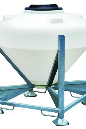 Silo à aliments 500 litres sur châssis avec vanne Satisfait Ou Remboursé