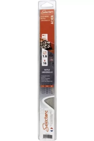 Super Prix Electrode acier ø 1,6 blister de 16 selectarc