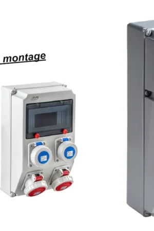 Nouveauté Coffret prises 37x22 ip67 8 modules