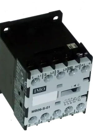 Contacteur 3 pôles normalement ouvert+1 normalement ouvert 230 v ac 4kw-9a ac3 Solde