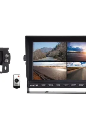 Offre Limitée Camera de recul ahd avec moniteur 9‘‘ quad couleur idcam