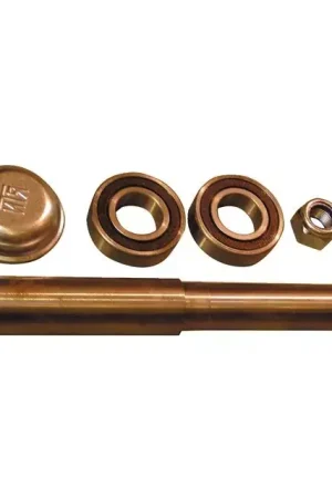 Commander Maintenant Axe a souder complet 35x255 avec roulements 6206 pour roue tole