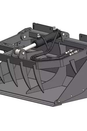 Benne a grappin mini ap-bg avec dents longueur 1 m mini bobcat s70 Offre Limitée