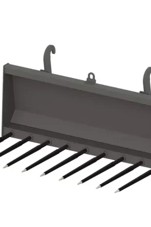Remise Fourche a fumier avec dents longueur 1,7 m jcb q-fit