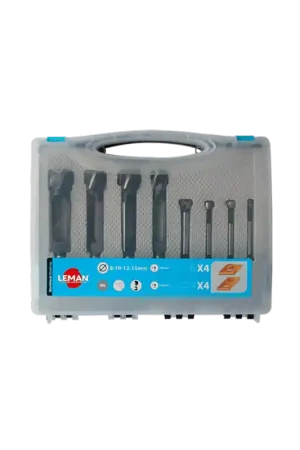 Coffret de Méches pour Perçage et Bouchonnage (8-10-12-15mm) Marque