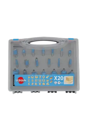 Livraison Express Coffret LEMAN de 20 Fraises carbure queue de 8mm