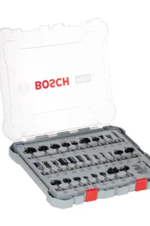 Coffret de 30 fraises mixte queue 8mm - BOSCH PRO Offre Limitée