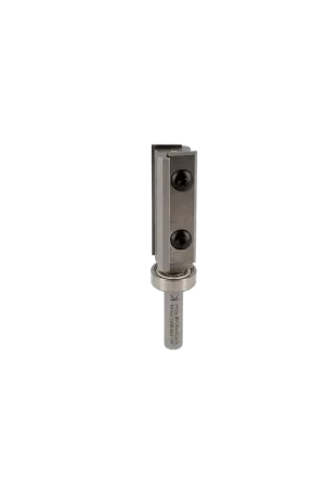Fraise à Affleurer à plaquettes - Diamètre 19 mm - Hauteur 50 mm - Queue de 12 mm Haute Qualité