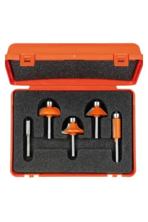 Acheter Direct Coffret de 5 fraises carbure pour défonceuse queue de 8 mm