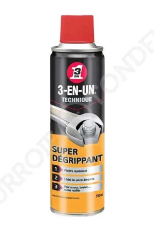 Super Dégrippant 3-EN-UN TECHNIQUE 250 ml 3EN1-33081/10 Commander Vite