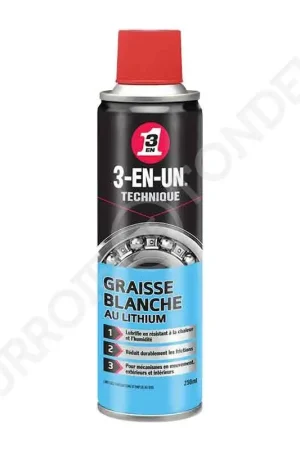 Prix Choc Graisse Blanche au Lithium 3-EN-UN TECHNIQUE 250 ml 3EN1-33083/10