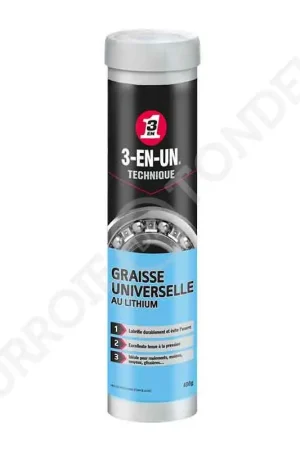 Graisse Universelle au Lithium 3-EN TECHNIQUE cartouche 400 g 3EN1-33094/10 Commande En Gros