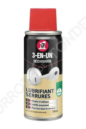 Jusqu'à Épuisement Des Stocks Lubrifiant Serrures 3-EN-UN TECHNIQUE 100 ml 3EN1-33462/10