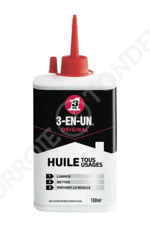 Huile Tous Usages 3-EN-UN burette 100 ml 3EN1-33003/10 Offre Du Jour