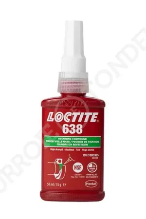 Quantité Limitée Loctite Colle de fixation haute résistance 638 50ml 638-50ML-LOCTITE