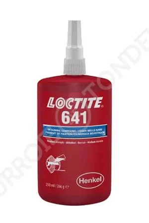 Réduction Loctite Colle de fixation résistance moyenne STANDARD 641 250ml 641-250ML-LOCTITE