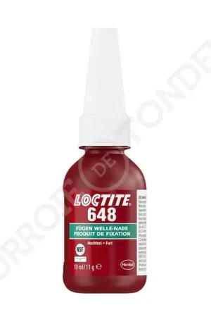 Loctite Colle de fixation haute résistance STANDARD 648 10ml 648-10ML-LOCTITE Meilleure Vente