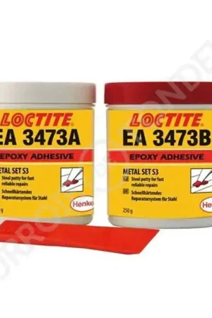 Prix Réduit Loctite Adhésif époxy bi composant chargé acier EA 3473 500gr EA-3473-500G-LOCTITE