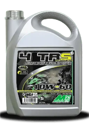 Paiement Sécurisé HUILE POUR MOTO 4 TEMPS 10W60 (C4TRS106C4M) - 5L MINERVA