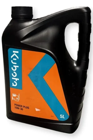 Haute Qualité BIDON DE 5 LITRES HUILE KUBOTA POWER PLUS 10W30 API CK-4, CJ-4-SL (TIER 4 & 5) - POUR MOTEUR DIESEL - W21UE07005