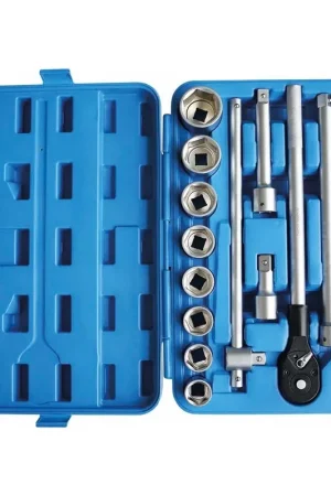 Coffret de douilles 3/4" 6 pans 21 pièces STILKER Haute Qualité