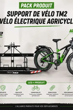 Bon Marché Support pour 2 roue TM2 avec vélo CR26 et masse avant