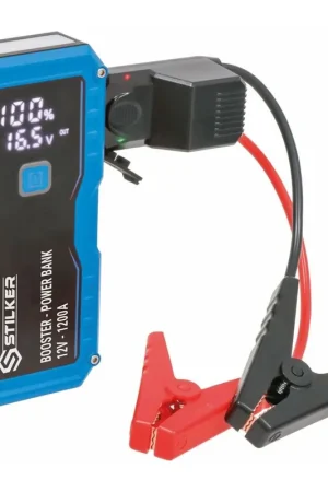 Retour Gratuit Booster 12V 1200A avec power bank 12000mAh STILKER