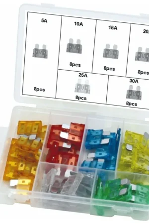 Coffret 48 fusibles enfichables standard assortiment STILKER Bon Plan