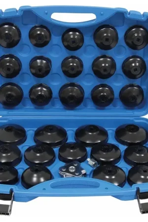 Bon Plan Coffret de 30 cloches acier pour filtres à huile, STILKER