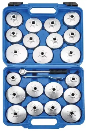 Prix Réduit Coffret 23 cloches aluminium pour filtres à huile, STILKER