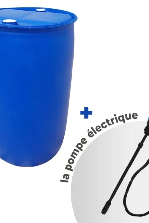 Pack 4 fûts ADBLUE 208L + pompe de transfert électrique Commande En Gros
