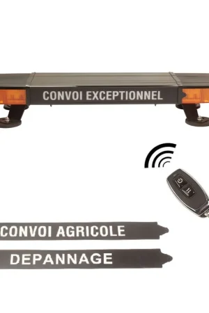 Réduction Rampe signalisation LED convoi exceptionnel sans fil