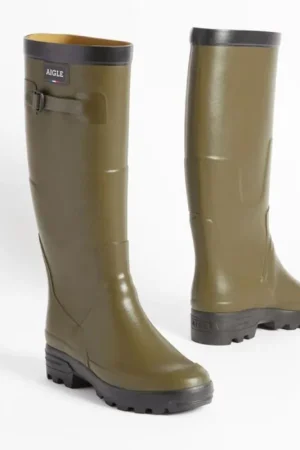 Botte Aigle Homme Benyl Kaki Super Prix