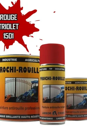 Affaire À Saisir Peinture Rouge 1501 TRIOLET antirouille professionnelle