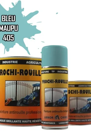 Vente Flash Peinture Bleu 405 MAUPU antirouille professionnelle