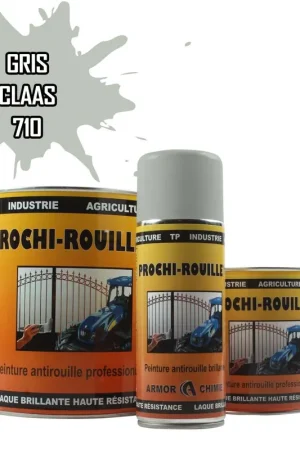 Vente Directe Peinture Gris 710 CLAAS antirouille professionnelle