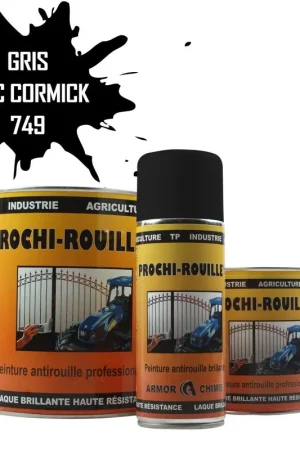 Vente Flash Peinture Gris 749 MC CORMICK antirouille professionnelle