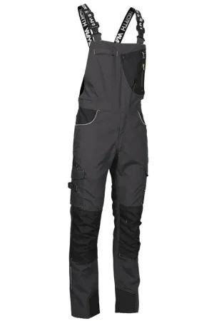 Salopette de travail STAMPE Gris / Noir taille S à 4XL Commande En Gros